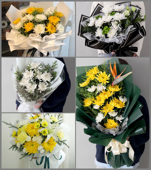 山东淄博张店区科苑街道白事花束代送